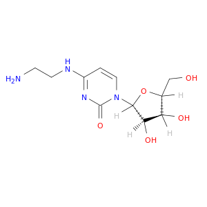 胞苷,N-(2-氨基乙基)-