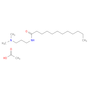 十二烷酰胺,N-[3-(二甲基氨基)丙基]-,乙酸盐(1：1)
