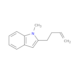 1H-Indole, 2-(3-butenyl)-1-methyl-