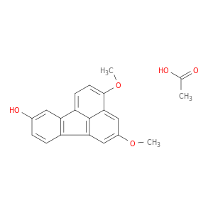 8-Fluoranthenol, 2,4-dimethoxy-, acetate