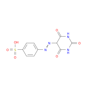 Benzenesulfonic acid, 4-[(hexahydro-2,4,6-trioxo-5-pyrimidinyl)azo]-