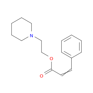 2-Propenoic acid, 3-phenyl-, 2-(1-piperidinyl)ethyl ester