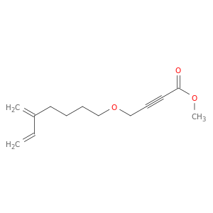 2-Butynoic acid, 4-[(5-methylene-6-heptenyl)oxy]-, methyl ester