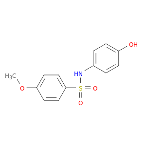 Benzenesulfonamide, N-(4-hydroxyphenyl)-4-methoxy-