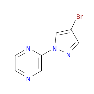 2-(4-溴-1h-吡唑-1-基)吡嗪