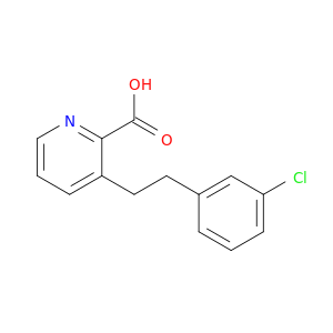 2-Pyridinecarboxylic acid, 3-[2-(3-chlorophenyl)ethyl]-