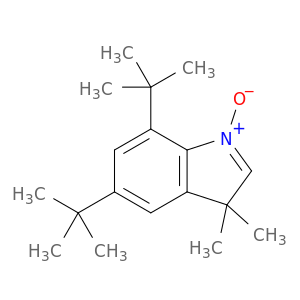 3H-Indole, 5,7-bis(1,1-dimethylethyl)-3,3-dimethyl-, 1-oxide