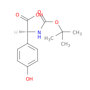 (S)-2-((叔丁氧基羰基)氨基)-2-(4-羟基苯基)乙酸