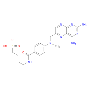 1-Butanesulfonic acid,4-[[4-[[(2,4-diamino-6-pteridinyl)methyl]methylamino]benzoyl]amino]-