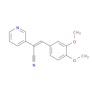 3-(3,4-二甲氧基苯基)-2-(吡啶-3-基)丙烯腈