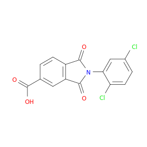 2-(2,5-二氯-苯基)-1,3-二氧代-2,3-二氢-1H-异5-吲哚甲酸