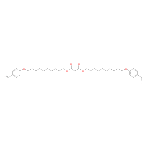 Propanedioic acid, bis[10-(4-formylphenoxy)decyl] ester