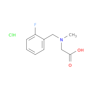 N-(2-氟苄基)-N-甲基甘氨酸盐酸盐