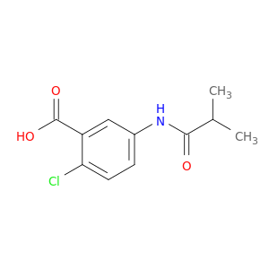 2-Chloro-5-(2-methylpropanamido)benzoic Acid