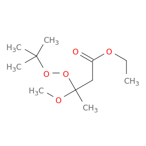 Butanoic acid, 3-[(1,1-dimethylethyl)dioxy]-3-methoxy-, ethyl ester