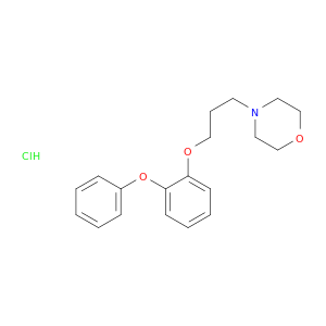Morpholine,4-[3-(2-phenoxyphenoxy)propyl]-, hydrochloride (1:1)