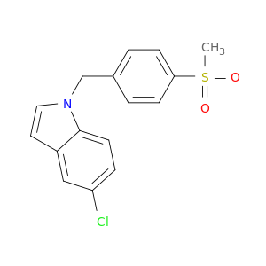 1H-Indole, 5-chloro-1-[[4-(methylsulfonyl)phenyl]methyl]-