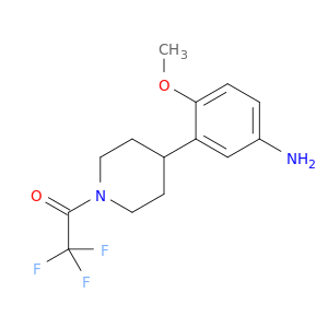 Piperidine, 4-(5-amino-2-methoxyphenyl)-1-(trifluoroacetyl)-
