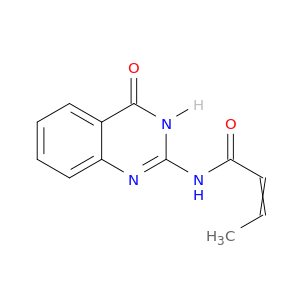 2-Butenamide, N-(1,4-dihydro-4-oxo-2-quinazolinyl)-