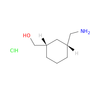 环己蛋白乙醇,3-(氨基甲基)-,盐酸盐(1：1),(1R,3S)-