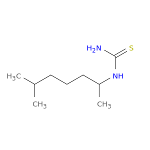 (6-methylheptan-2-yl)thiourea