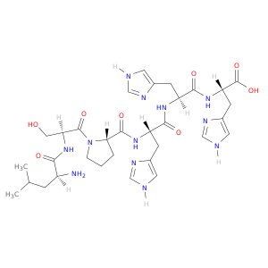 L-Histidine, L-leucyl-L-seryl-L-prolyl-L-histidyl-L-histidyl-