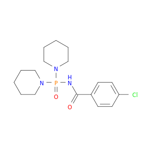 Benzamide, 4-chloro-N-(di-1-piperidinylphosphinyl)-