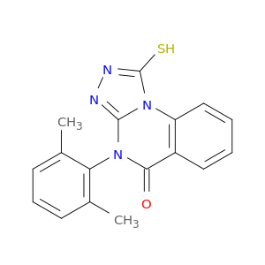 4-(2,6-二甲基苯基)-2,4-二氢-1-硫代[1,2,4]三唑唑[4,3-A]喹唑啉-5(1H)-酮