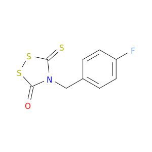 1,2,4-Dithiazolidin-3-one, 4-[(4-fluorophenyl)methyl]-5-thioxo-