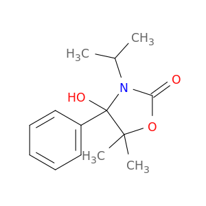 2-Oxazolidinone, 4-hydroxy-5,5-dimethyl-3-(1-methylethyl)-4-phenyl-