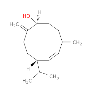 5-Cyclodecen-1-ol, 4,10-bis(methylene)-7-(1-methylethyl)-, (1S,5E,7S)-