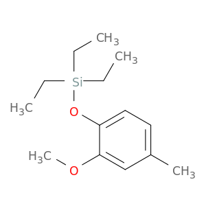 Silane, triethyl(2-methoxy-4-methylphenoxy)-