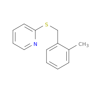 Pyridine, 2-[[(2-methylphenyl)methyl]thio]-