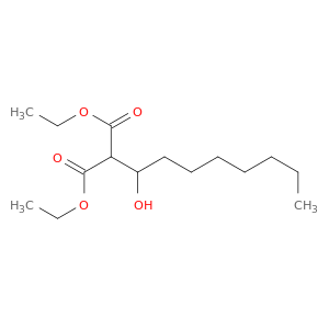 Propanedioic acid, (1-hydroxyoctyl)-, diethyl ester