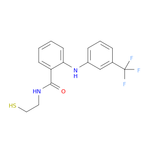 Benzamide, N-(2-mercaptoethyl)-2-[[3-(trifluoromethyl)phenyl]amino]-