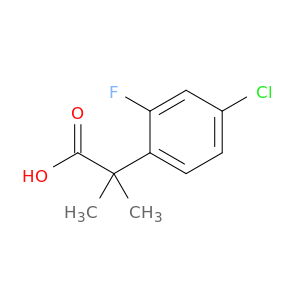 2-(4-Chloro-2-fluorophenyl)-2-methylpropanoic acid