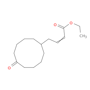 2-Butenoic acid, 4-(6-oxocyclodecyl)-, ethyl ester