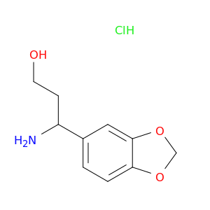 3-Amino-3-benzo[1,3]dioxol-5-yl-propan-1-ol Hydrochloride