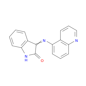 3-(5-quinolinylimino)-1,3-dihydro-2H-indol-2-one