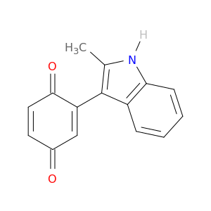 2,5-Cyclohexadiene-1,4-dione,2-(2-methyl-1H-indol-3-yl)-