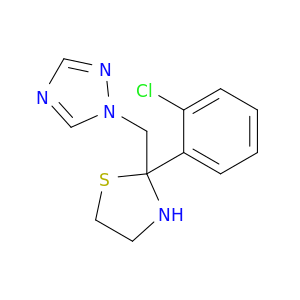 1H-1,2,4-Triazole, 1-[[2-(2-chlorophenyl)-2-thiazolidinyl]methyl]-