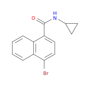 4-Bromo-N-cyclopropylnaphthalene-1-carboxamide