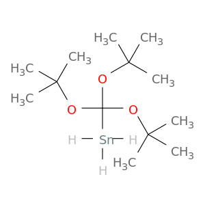 Stannane, tris(1,1-dimethylethoxy)methyl-