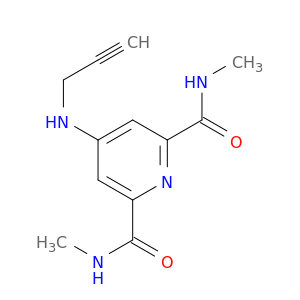 2,6-Pyridinedicarboxamide, N,N'-dimethyl-4-(2-propynylamino)-