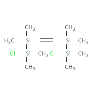 Disilane, 1,1'-(1,2-ethynediyl)bis[2-chloro-1,1,2,2-tetramethyl-