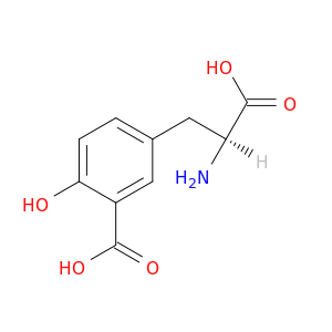 5-[(2S)-2-amino-2-carboxy-ethyl]-2-hydroxy-benzoic acid