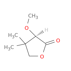 2(3H)-Furanone, dihydro-3-methoxy-4,4-dimethyl-, (3R)-
