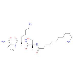 L-Alaninamide, N-(11-amino-1-oxoundecyl)-L-seryl-L-lysyl-