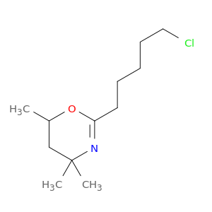 4H-1,3-Oxazine,2-(5-chloropentyl)-5,6-dihydro-4,4,6-trimethyl-