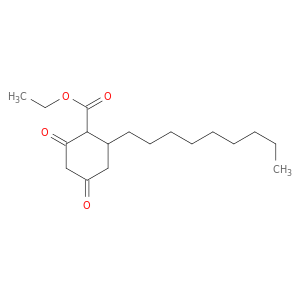 Cyclohexanecarboxylic acid, 2-nonyl-4,6-dioxo-, ethyl ester